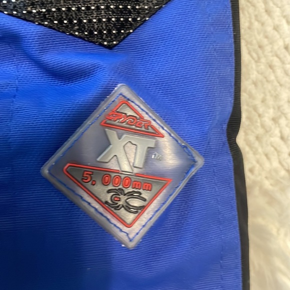 Spyder jacket ski snowboard snow zippered pockets blue gray black XXL boys - Picture 10 of 16